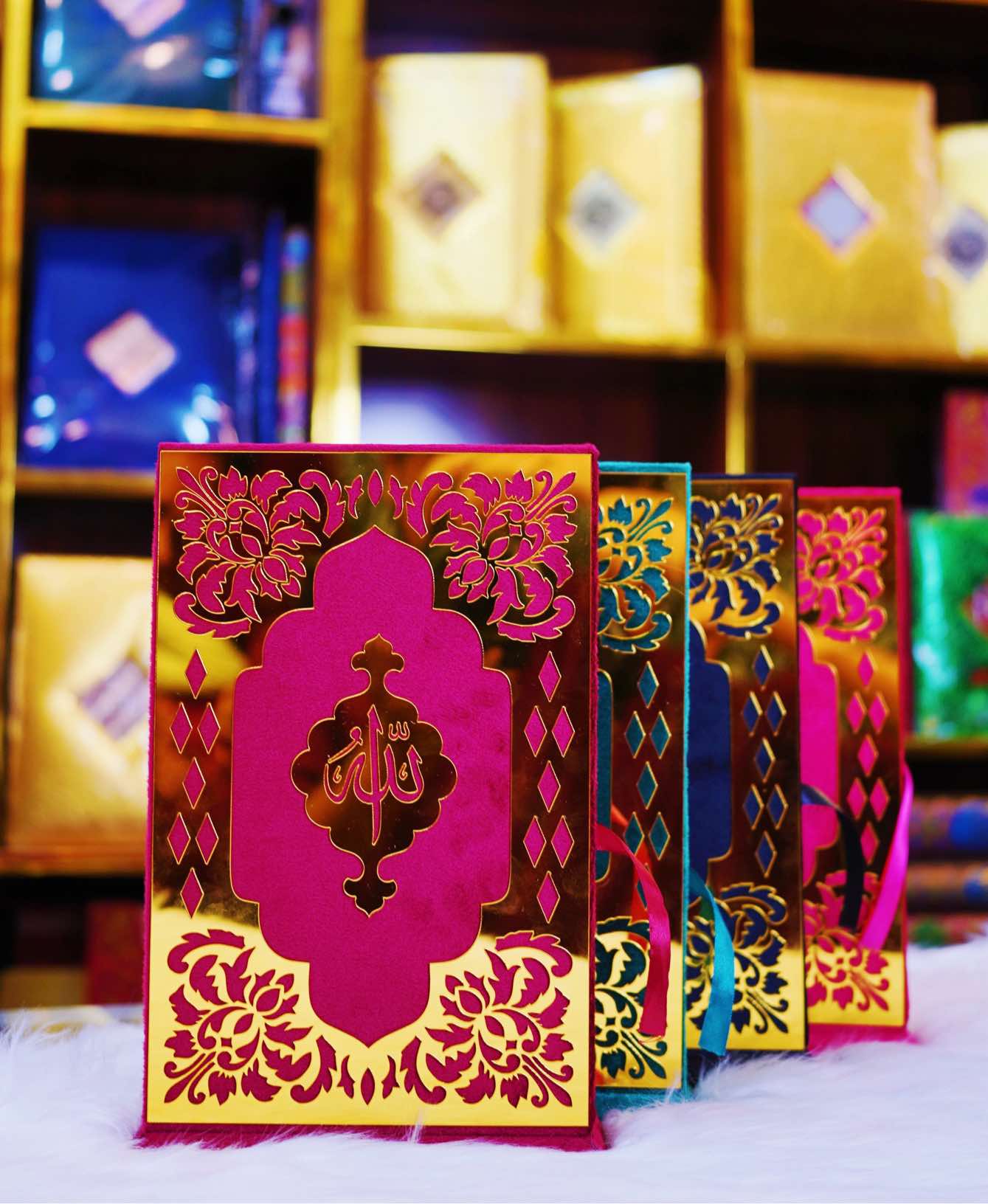 Holy Quran With Valvet Acrylic Stand Box Gift Edition