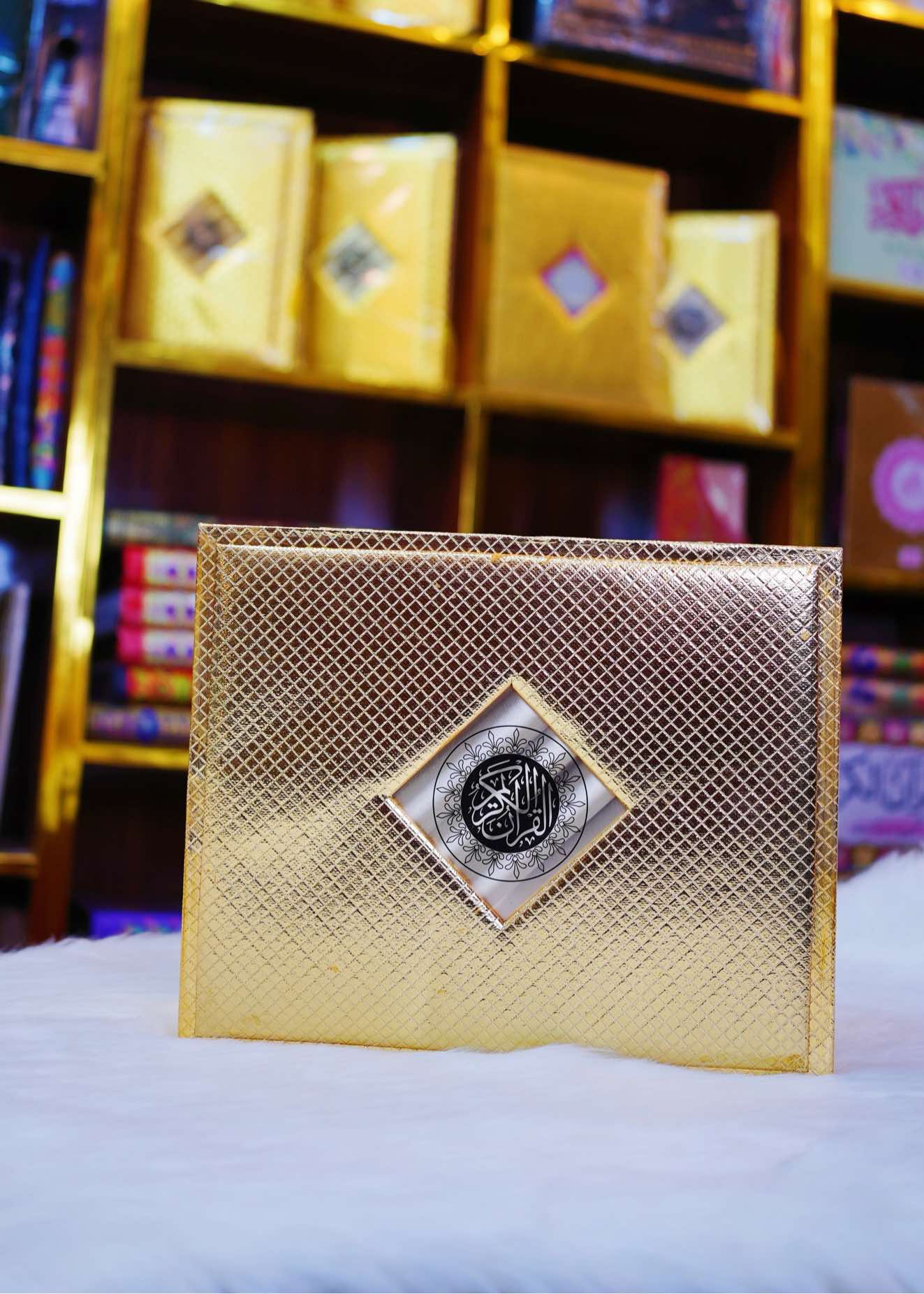 Quran e Pak With Golden Box Imported White Paper (WB)