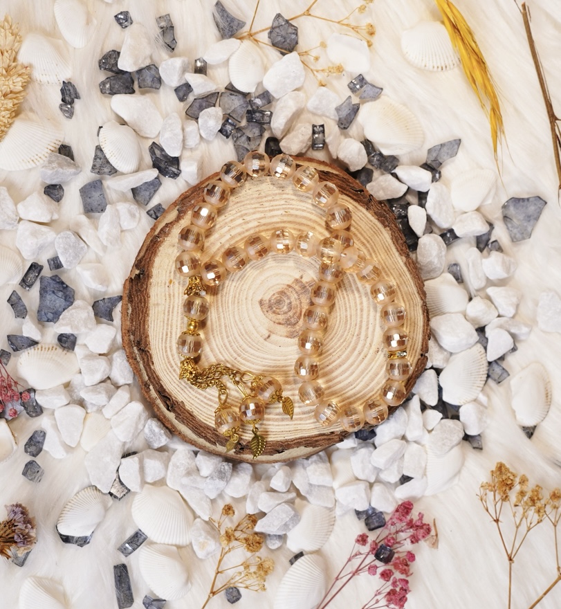 Orange Premium Tasbeeh crystal