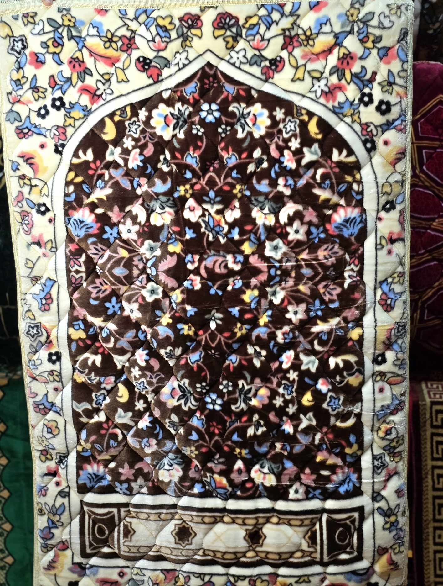 Velvet Janamaz Half White