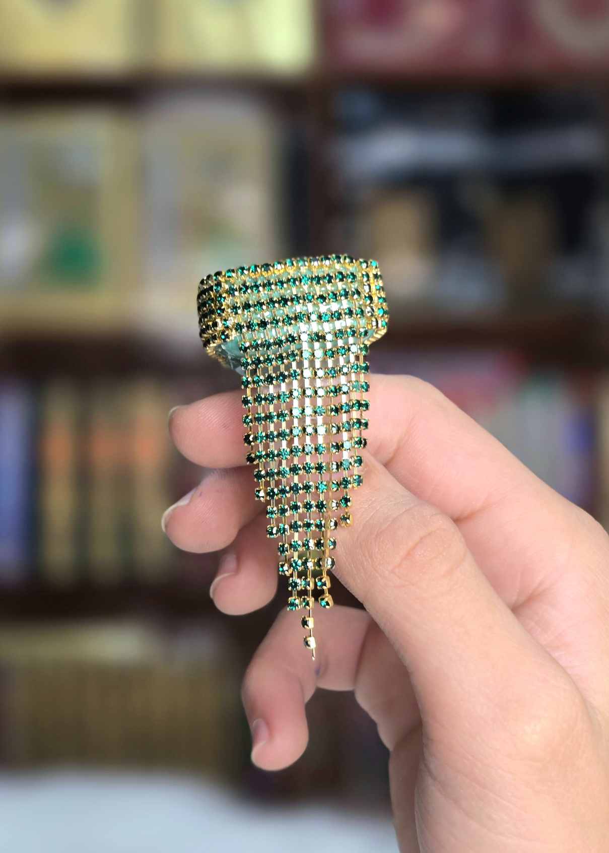 Fancy Finger Counter Forest Green